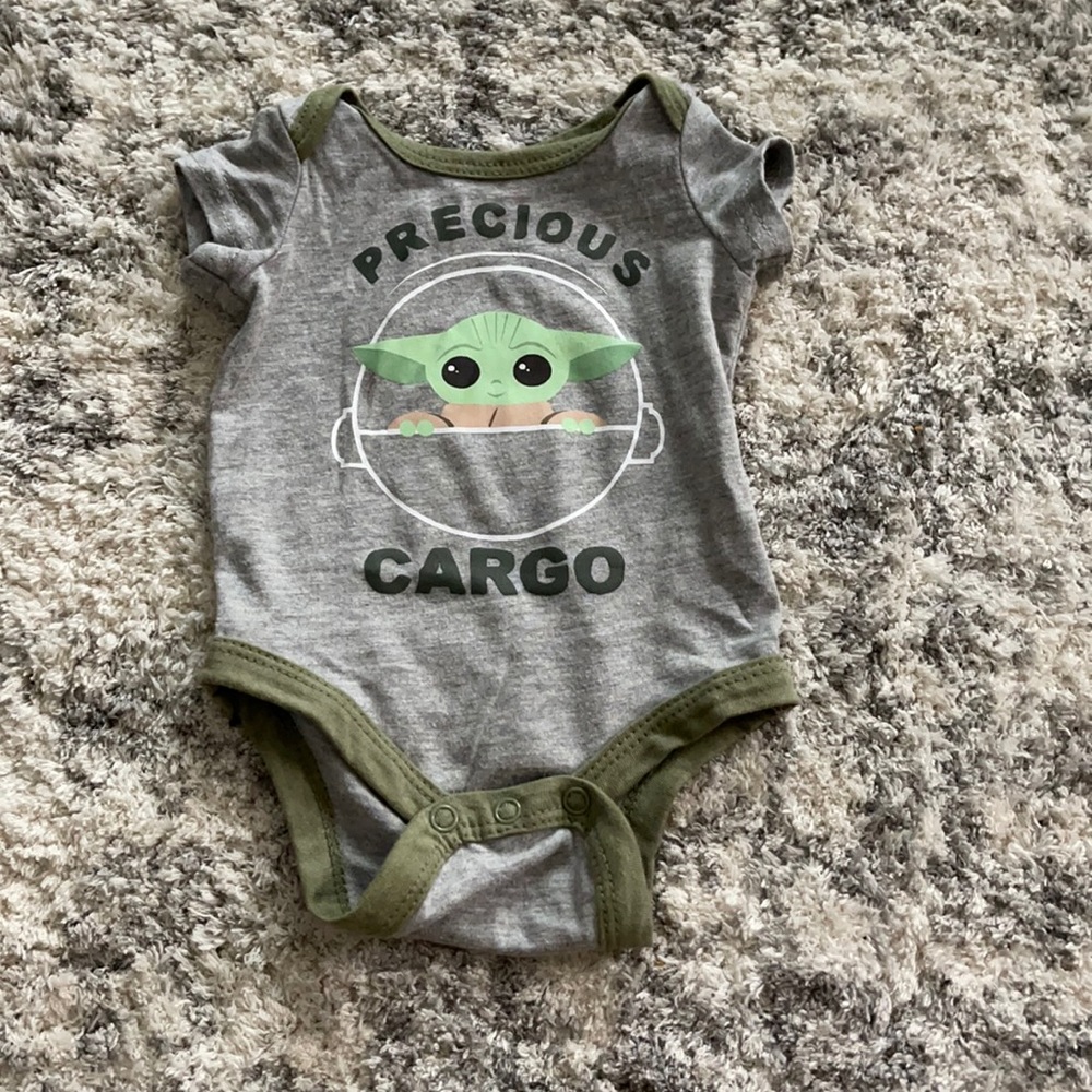 Baby yoda onesie